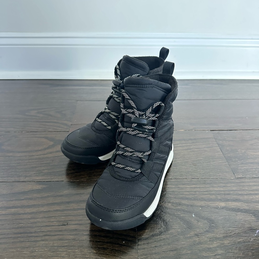 Sorel Kids' Whitney II Plus Lace Waterproof Winter Boots black size 2